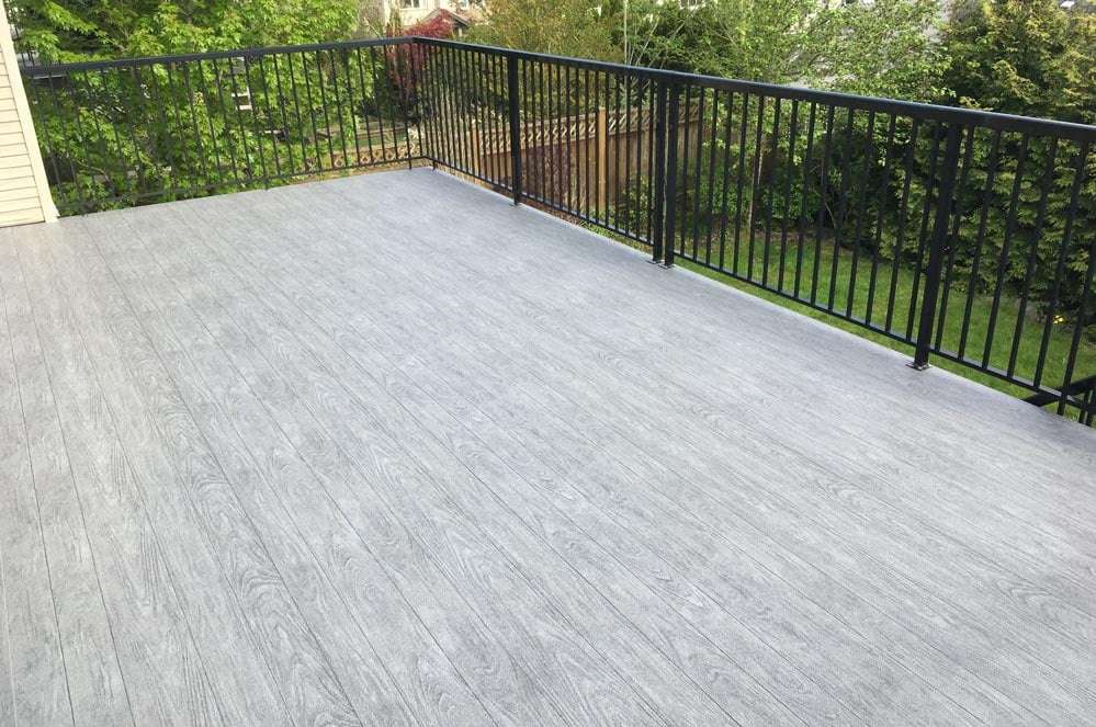 Wood look vinyl decking in winnipeg