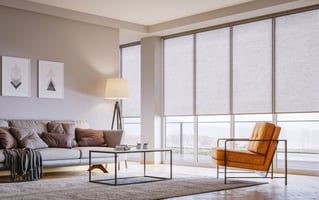 Commercial window coverings and blinds in office in winnipeg manitoba