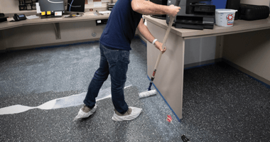 Cleaning commercial flooring